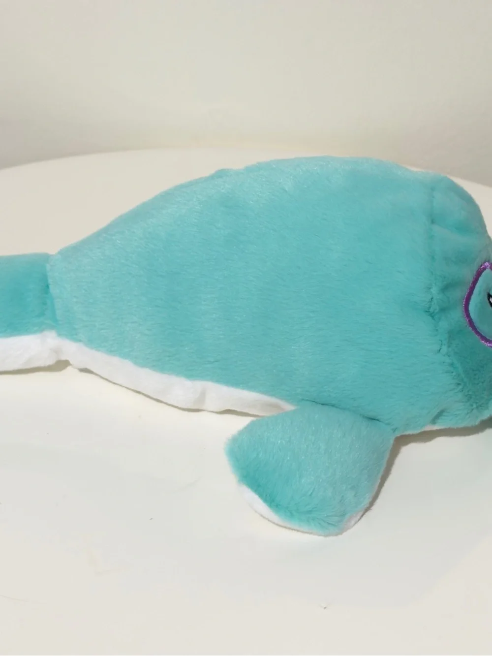 Target Teal Plush Manatee with Purple Glasses - Giggle Scape